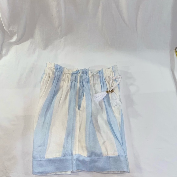 Lauren James Nassau Stripe Paperbag Shorts S - Picture 8 of 13